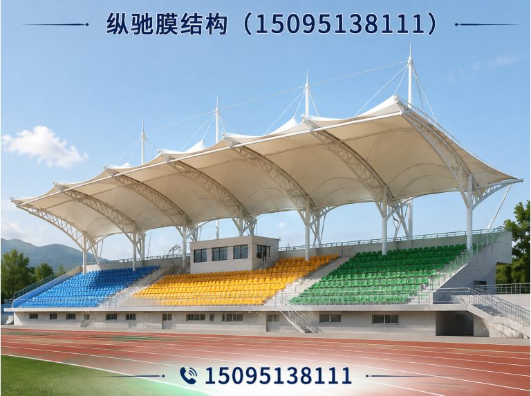 临朐县膜结构看台展示图